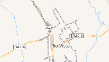 Rio Vista, Texas map