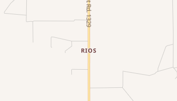 Rios, Texas map