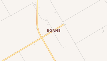 Roane, Texas map