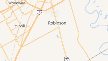 Robinson, Texas map