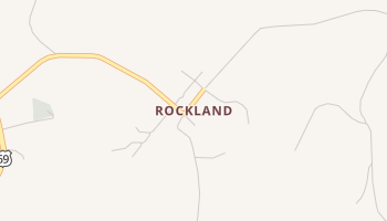 Rockland, Texas map