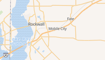 Rockwall, Texas map