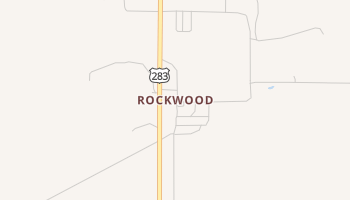 Rockwood, Texas map