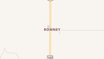 Romney, Texas map