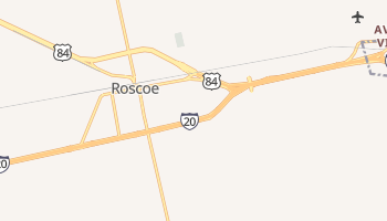 Roscoe, Texas map