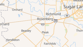 Rosenberg, Texas map