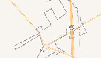 Ross, Texas map