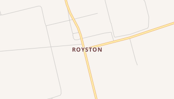 Royston, Texas map