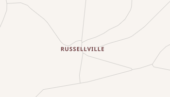 Russellville, Texas map