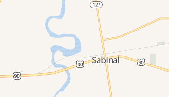 Sabinal, Texas map