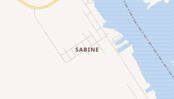 Sabine, Texas map