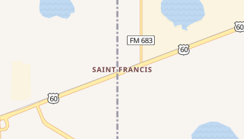 Saint Francis, Texas map