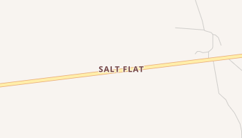 Salt Flat, Texas map