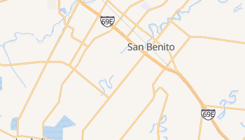 San Benito, Texas map