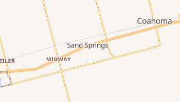 Sand Springs, Texas map