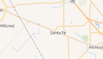 Santa Fe, Texas map