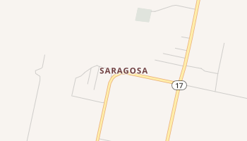 Saragosa, Texas map