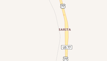 Sarita, Texas map