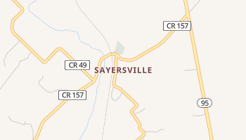 Sayersville, Texas map