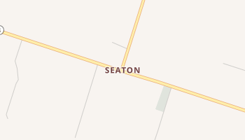 Seaton, Texas map