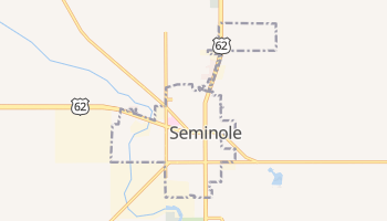 Seminole, Texas map