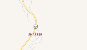 Shafter, Texas map