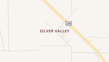 Silver Valley, Texas map