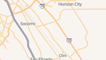 Socorro, Texas map