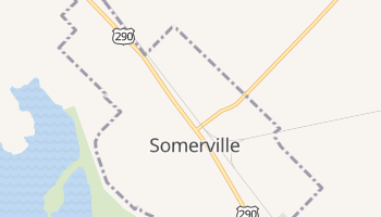 Somerville, Texas map