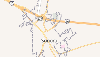 Sonora, Texas map