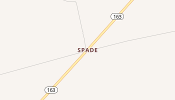 Spade, Texas map