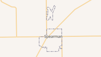 Spearman, Texas map