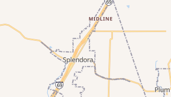 Splendora, Texas map