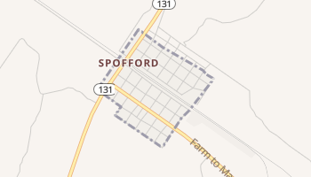 Spofford, Texas map