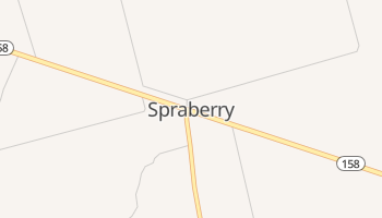 Spraberry, Texas map
