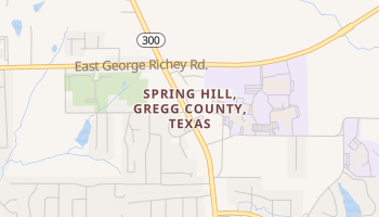 Spring Hill, Texas map