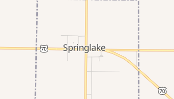 Springlake, Texas map