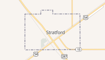 Stratford, Texas map