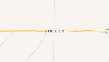 Streeter, Texas map