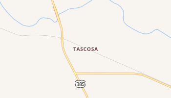 Tascosa, Texas map