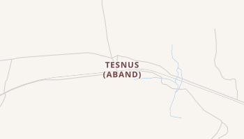 Tesnus, Texas map