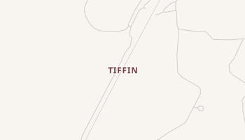 Tiffin, Texas map