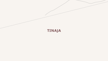 Tinaja, Texas map
