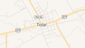 Tolar, Texas map