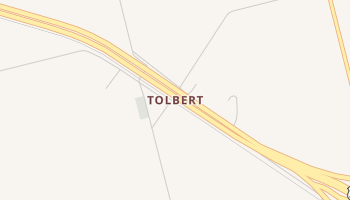 Tolbert, Texas map