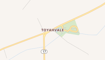 Toyahvale, Texas map