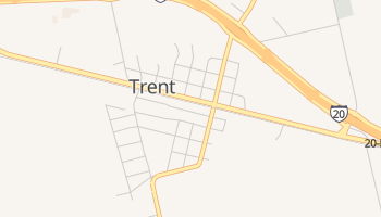 Trent, Texas map