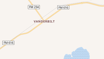 Vanderbilt, Texas map