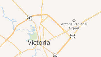 Victoria, Texas map