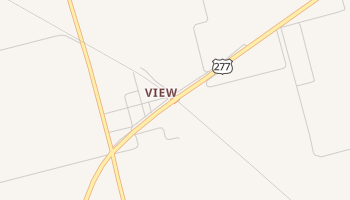 View, Texas map